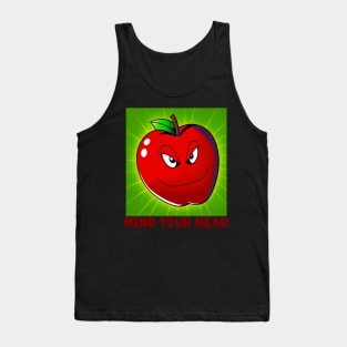 Apple Cartoon Funny Science Tee Tank Top